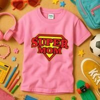 Super Mom Mother's Day Gift Kids T-Shirt thumb 3