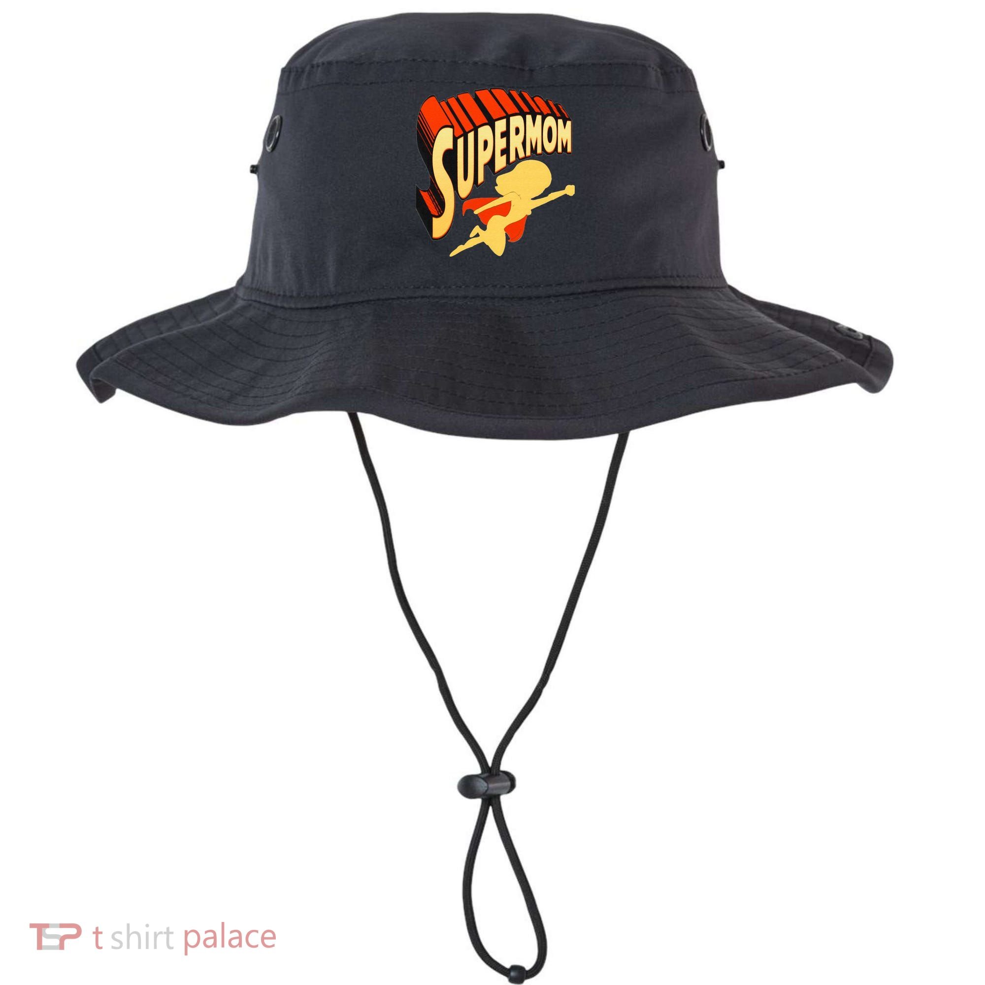 Super Mom Mothers Day & Birthday Gift For Mom Super Hero Bucket Hat