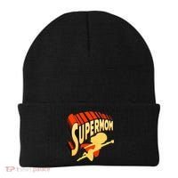 Super Mom Mothers Day & Birthday Gift For Mom Super Hero Beanie thumb 0
