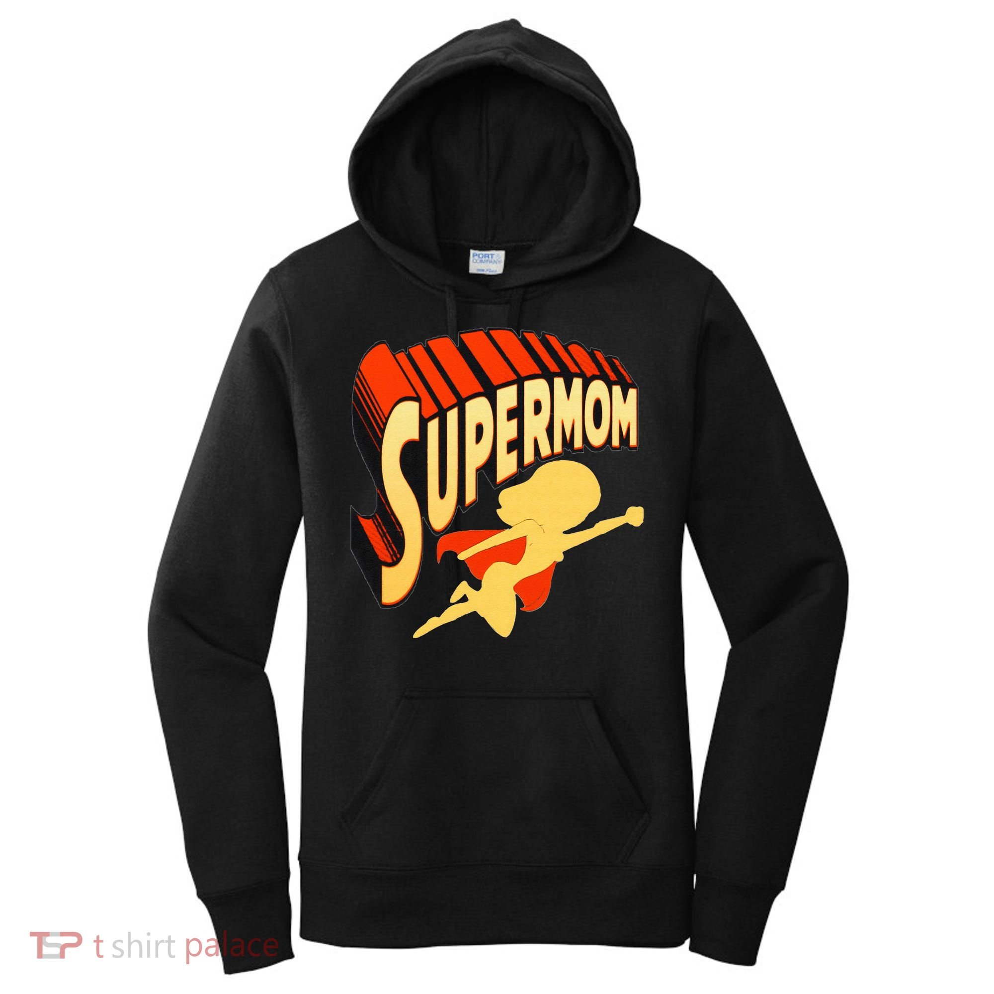 Super Mom Mothers Day & Birthday Gift For Mom Super Hero Women's Hoodie