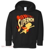 Super Mom Mothers Day & Birthday Gift For Mom Super Hero Toddler Hoodie thumb 0