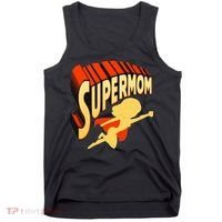 Super Mom Mothers Day & Birthday Gift For Mom Super Hero Tank Top thumb 0