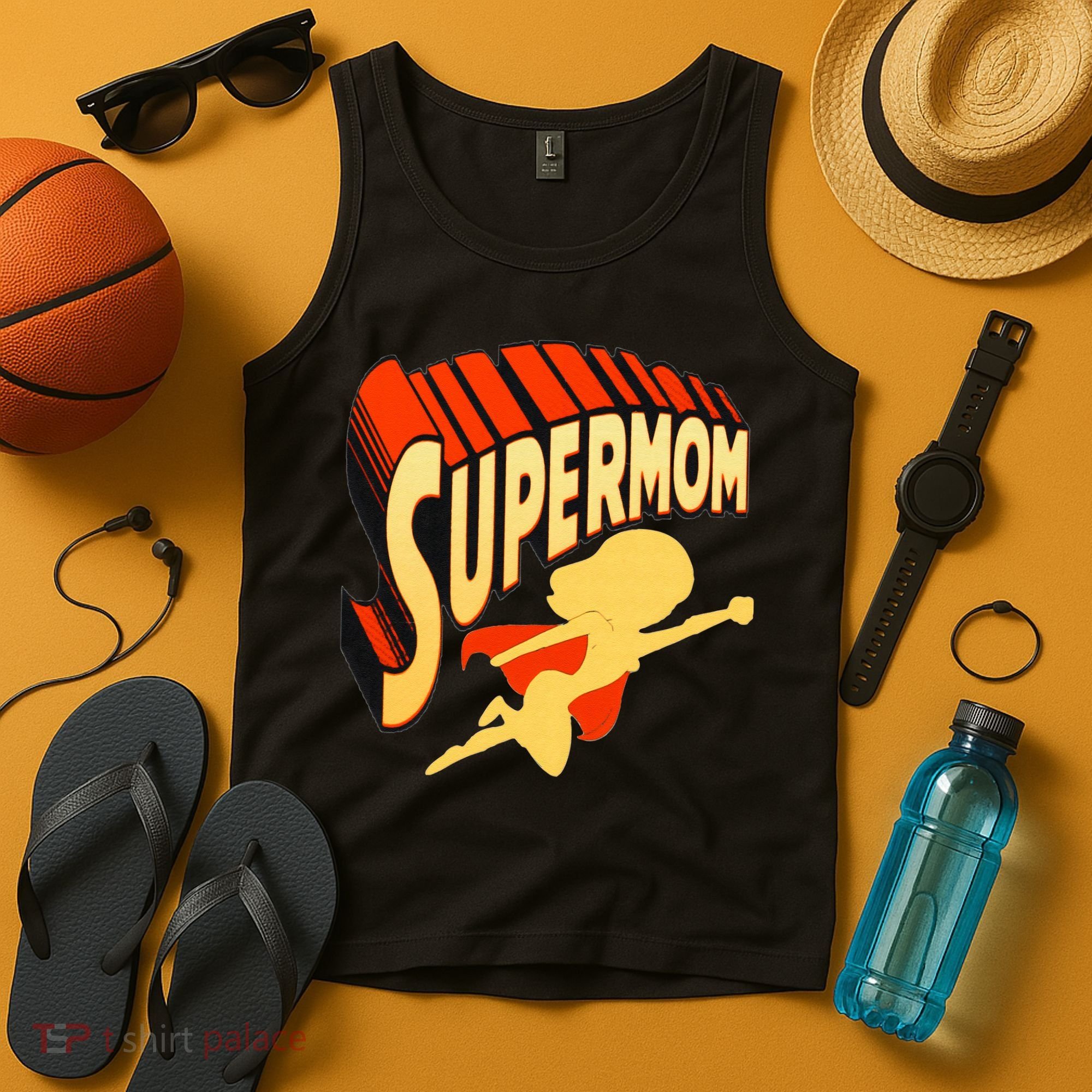 Super Mom Mothers Day & Birthday Gift For Mom Super Hero Tank Top
