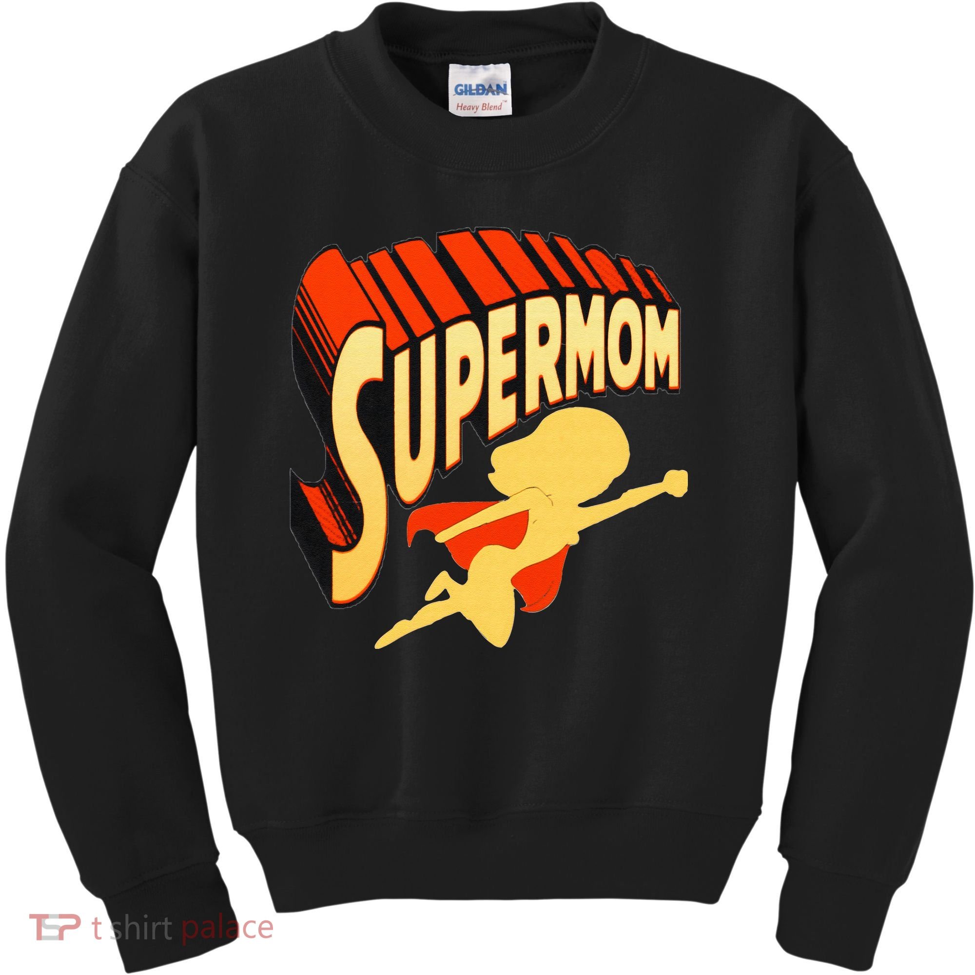 Super Mom Mothers Day & Birthday Gift For Mom Super Hero Kids Sweatshirt