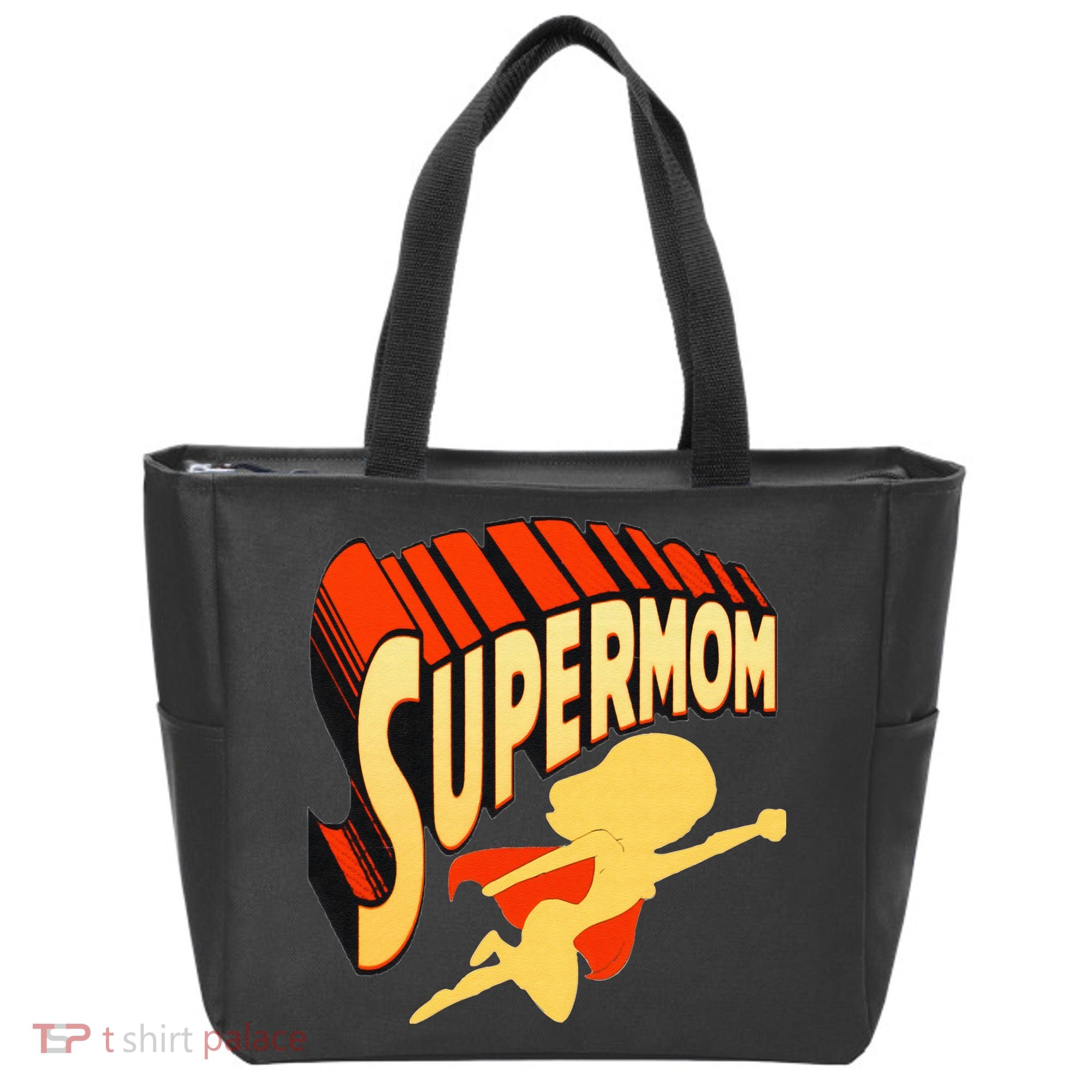 Super Mom Mothers Day & Birthday Gift For Mom Super Hero Tote Bag