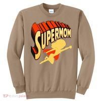 Super Mom Mothers Day & Birthday Gift For Mom Super Hero Sweatshirt thumb 0