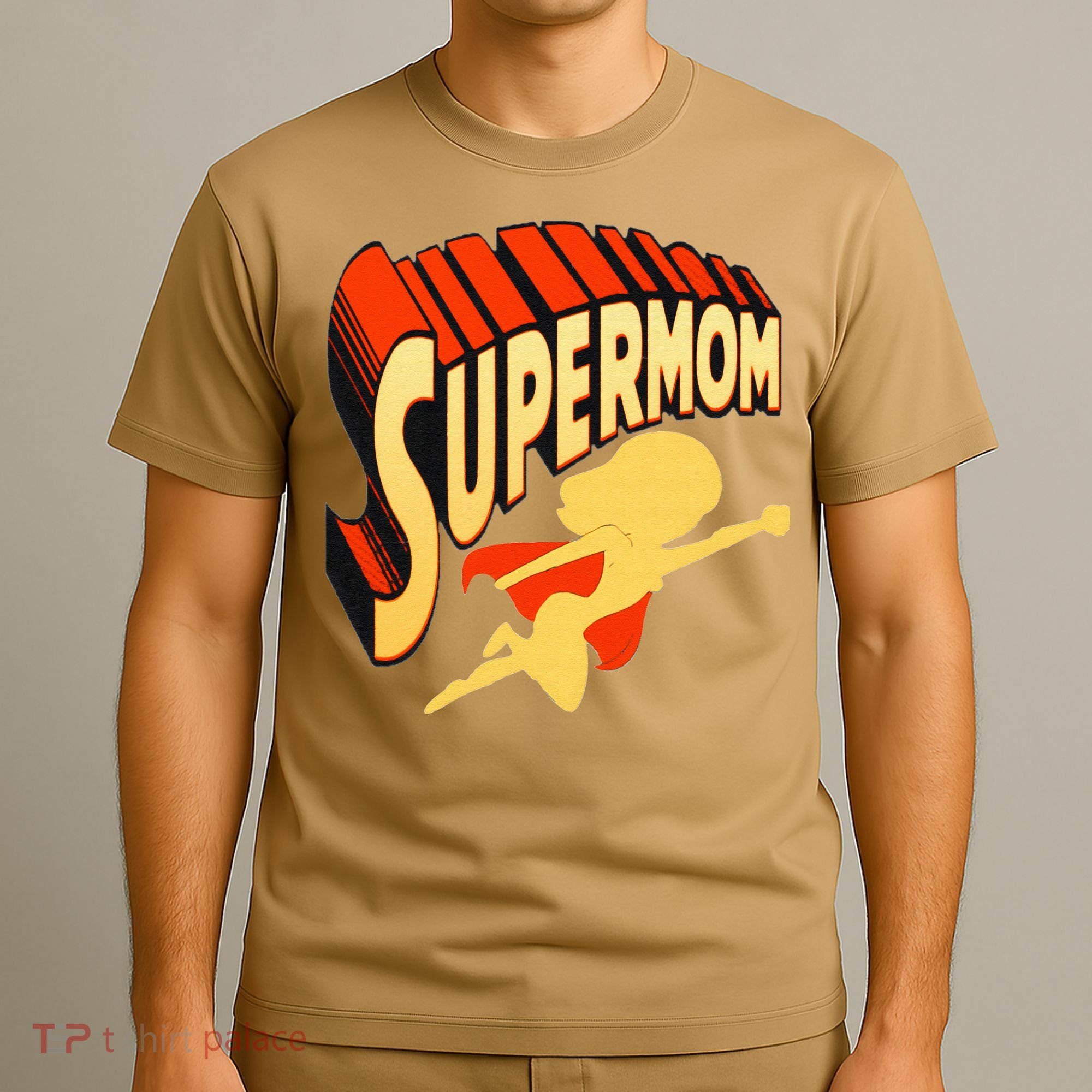 Super Mom Mothers Day & Birthday Gift For Mom Super Hero T-Shirt