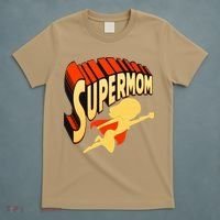 Super Mom Mothers Day & Birthday Gift For Mom Super Hero T-Shirt thumb 5