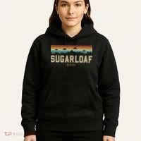 Sugarloaf Mountains Maine Hiking Outdoors Retro Hoodie thumb 5