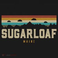 Sugarloaf Mountains Maine Hiking Outdoors Retro Sweatshirt thumb 3