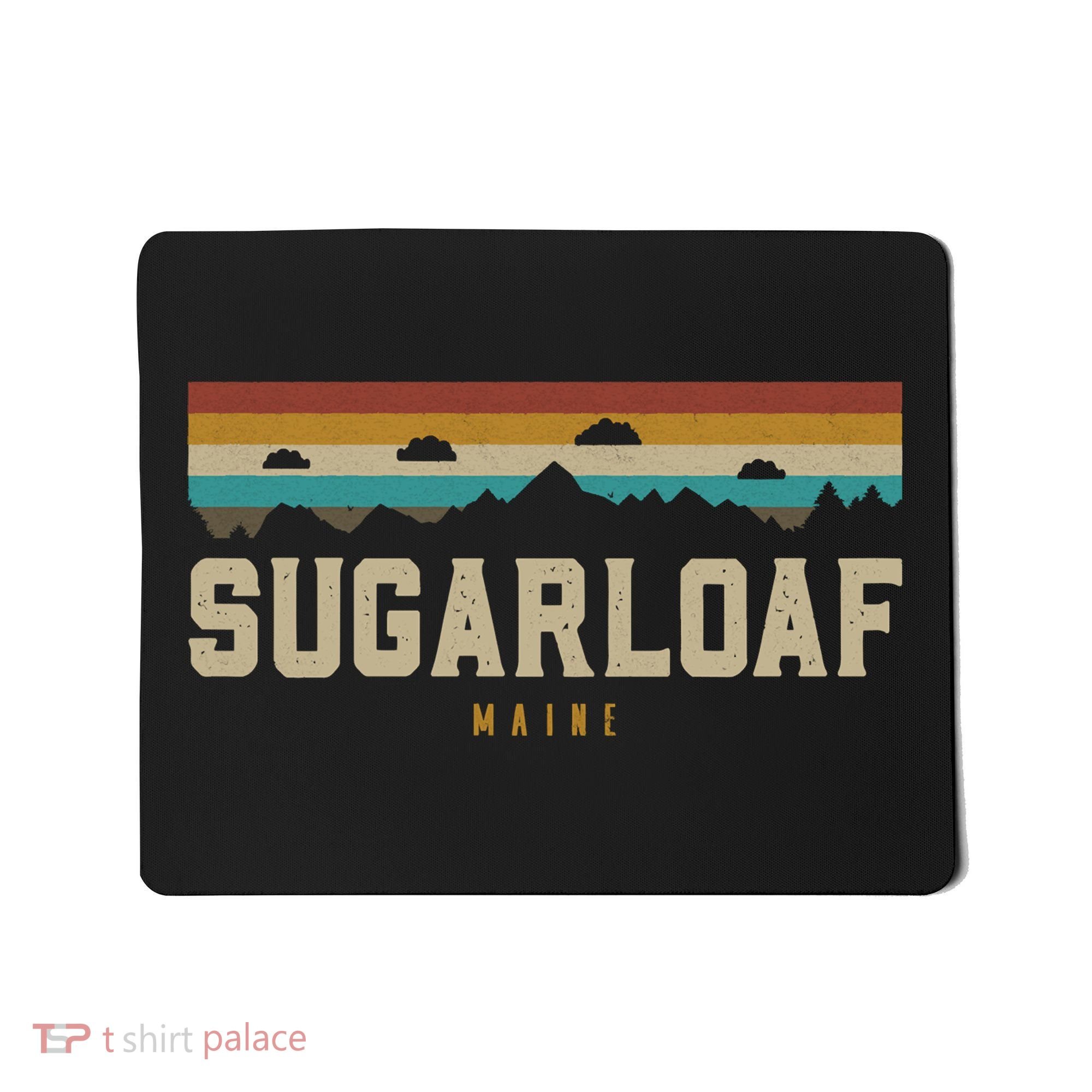 Sugarloaf Mountains Maine Hiking Outdoors Retro Mousepad