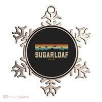 Sugarloaf Mountains Maine Hiking Outdoors Retro Ornament thumb 0