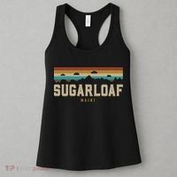 Sugarloaf Mountains Maine Hiking Outdoors Retro Women's Tank Top thumb 3