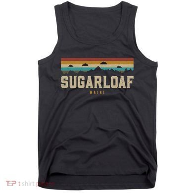 Sugarloaf Mountains Maine Hiking Outdoors Retro Tank Top