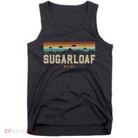 Sugarloaf Mountains Maine Hiking Outdoors Retro Tank Top thumb 0