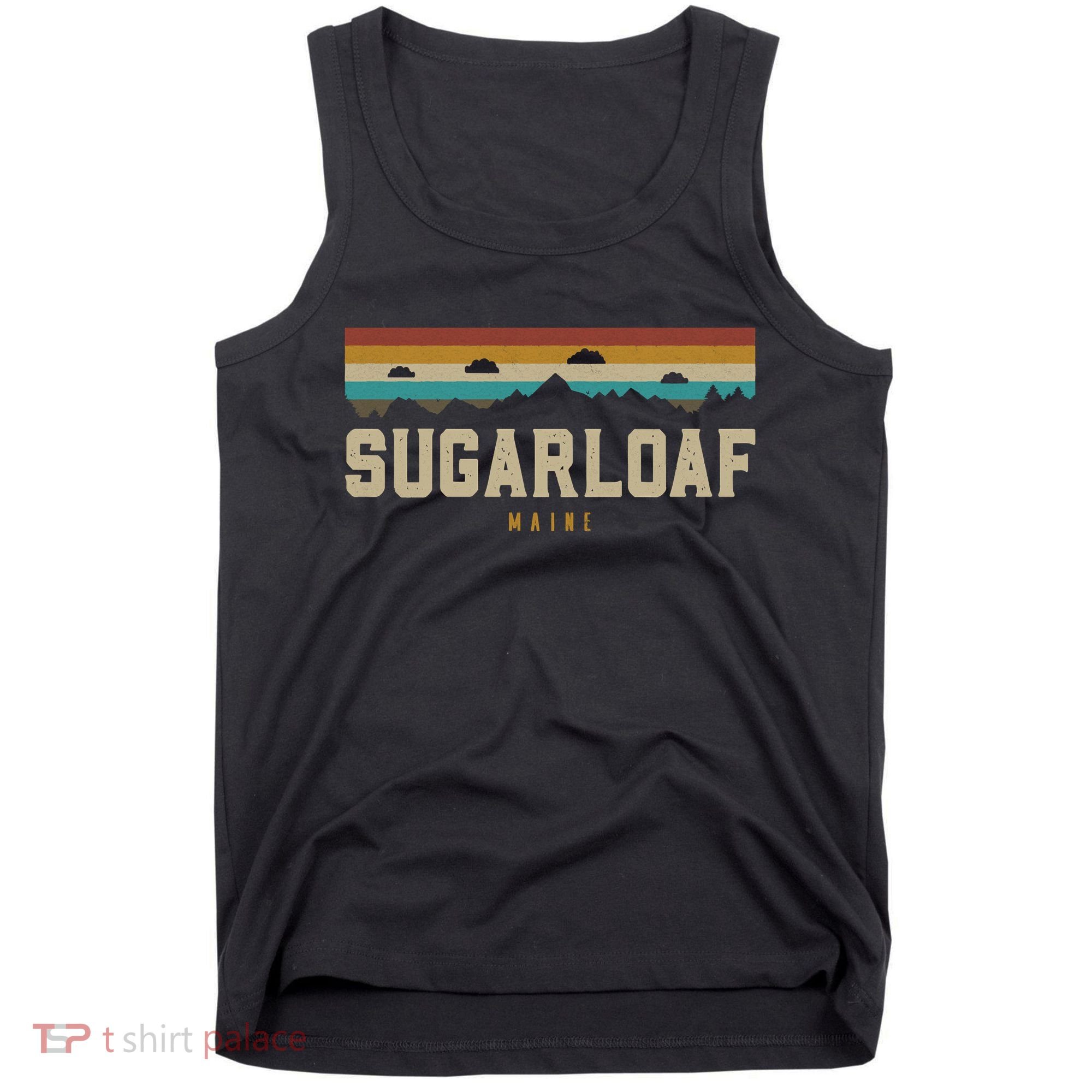 Sugarloaf Mountains Maine Hiking Outdoors Retro Tank Top