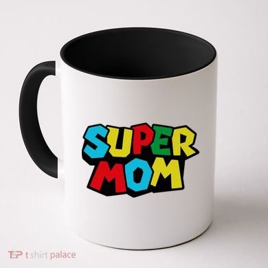 Super Mom Mommio Mommy Funny Color Coffee Mug