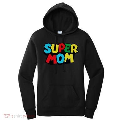 Super Mom Mommio Mommy Funny Color Women's Hoodie