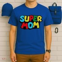 Super Mom Mommio Mommy Funny Color T-Shirt thumb 6