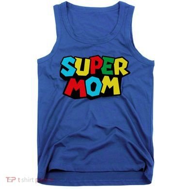 Super Mom Mommio Mommy Funny Color Tank Top