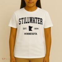 Stillwater Minnesota MN Vintage Sports Print T-Shirt thumb 4