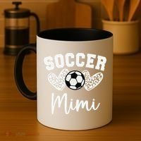 Soccer Mimi Matching Family Soccer Coffee Mug thumb 4