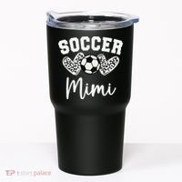 Soccer Mimi Matching Family Soccer Tumbler thumb 0