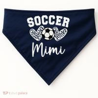 Soccer Mimi Matching Family Soccer USA-Made Doggie Bandana thumb 0