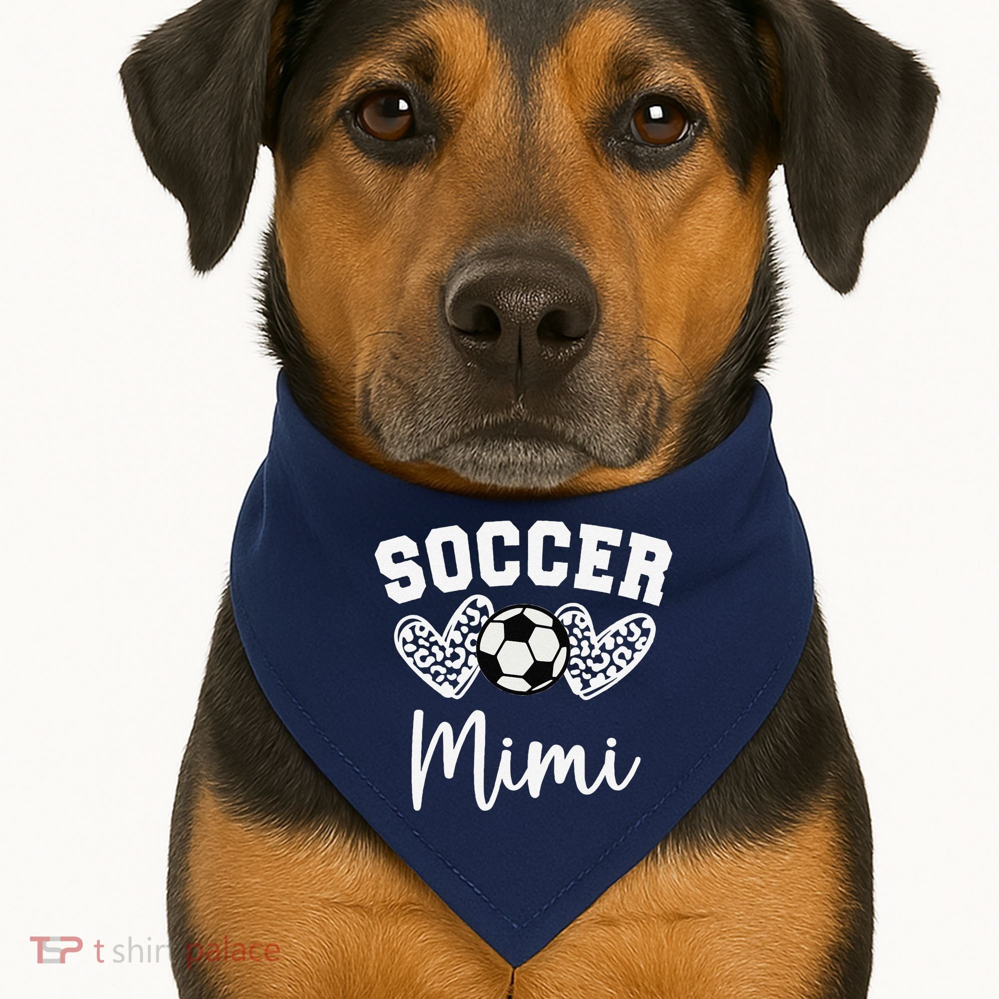 Soccer Mimi Matching Family Soccer USA-Made Doggie Bandana