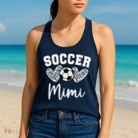 Soccer Mimi Matching Family Soccer Women's Tank Top thumb 2