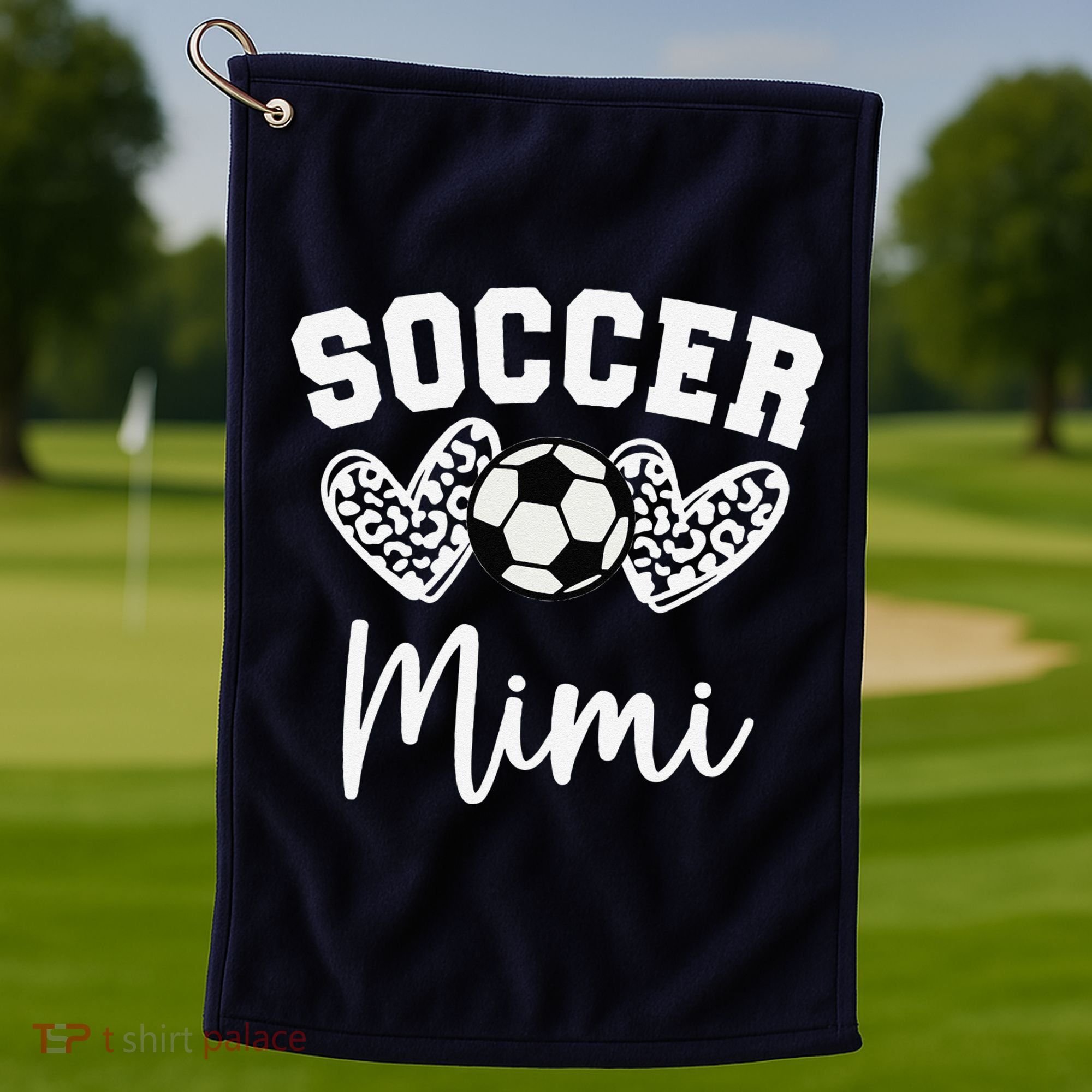 Soccer Mimi Matching Family Soccer Golf Towel
