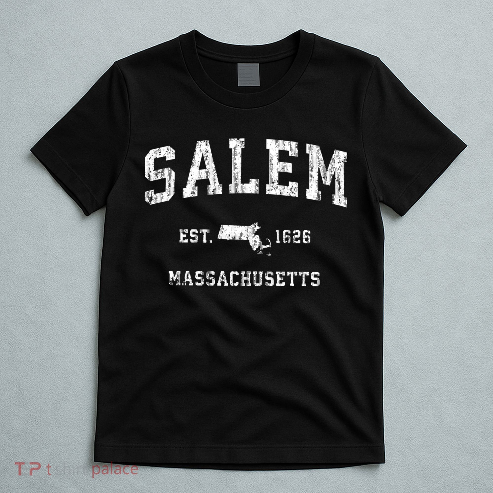 Salem Massachusetts Ma Vintage Athletic Sports T-Shirt
