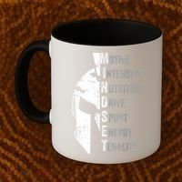 Spartan Mindset Motivational Inspirational Quote Graphic Coffee Mug thumb 2