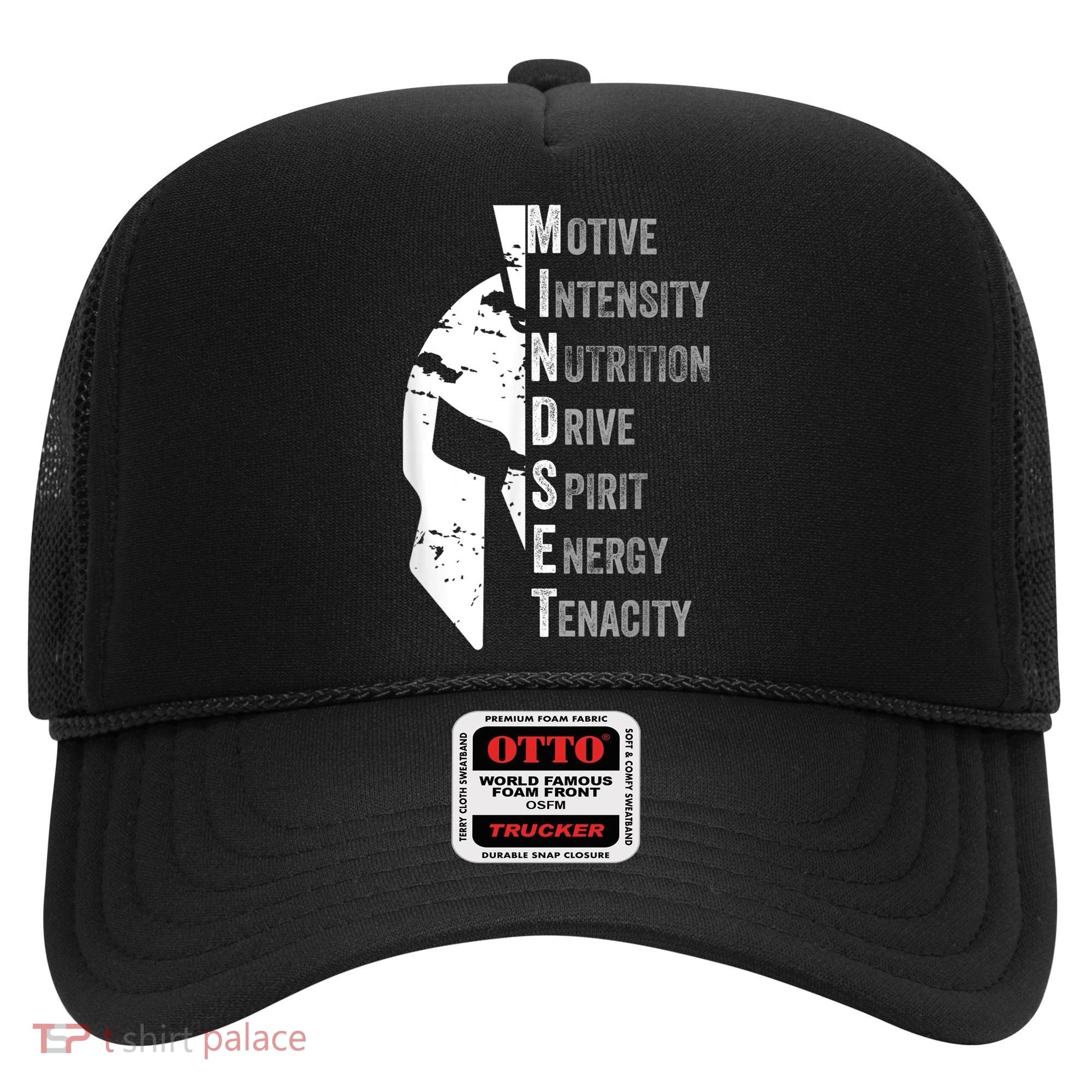 Spartan Mindset Motivational Inspirational Quote Graphic Hat