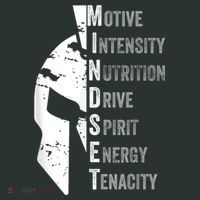 Spartan Mindset Motivational Inspirational Quote Graphic Coaster thumb 2
