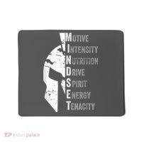 Spartan Mindset Motivational Inspirational Quote Graphic Mousepad thumb 0