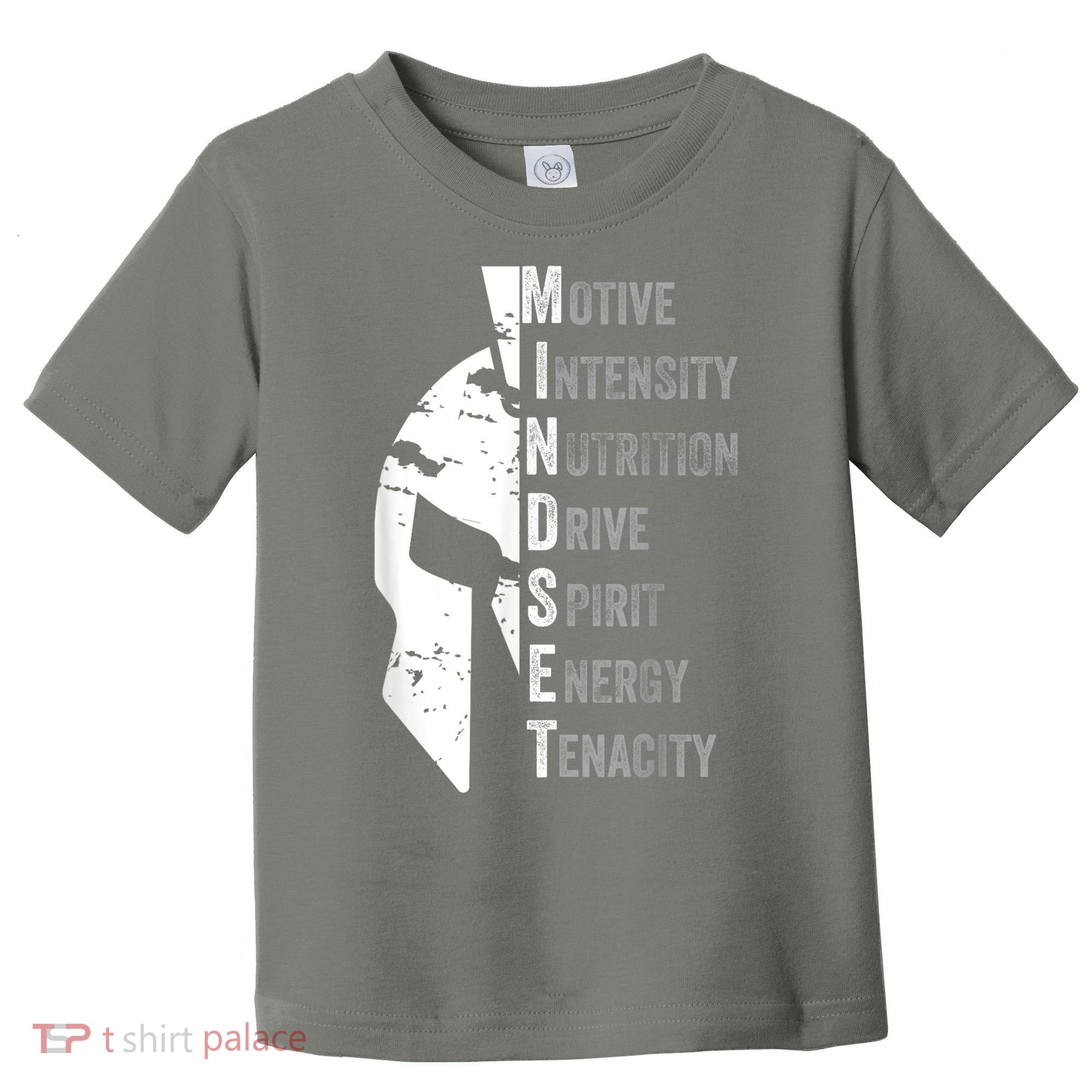 Spartan Mindset Motivational Inspirational Quote Graphic Toddler T-Shirt