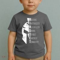 Spartan Mindset Motivational Inspirational Quote Graphic Toddler T-Shirt thumb 2