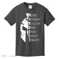 Spartan Mindset Motivational Inspirational Quote Graphic Kids T-Shirt thumb 0