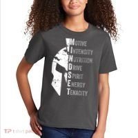Spartan Mindset Motivational Inspirational Quote Graphic Kids T-Shirt thumb 2