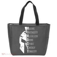 Spartan Mindset Motivational Inspirational Quote Graphic Tote Bag thumb 0