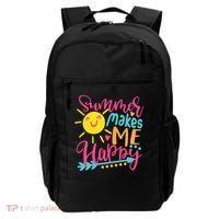 Summer Makes Me Happy Backpack thumb 0