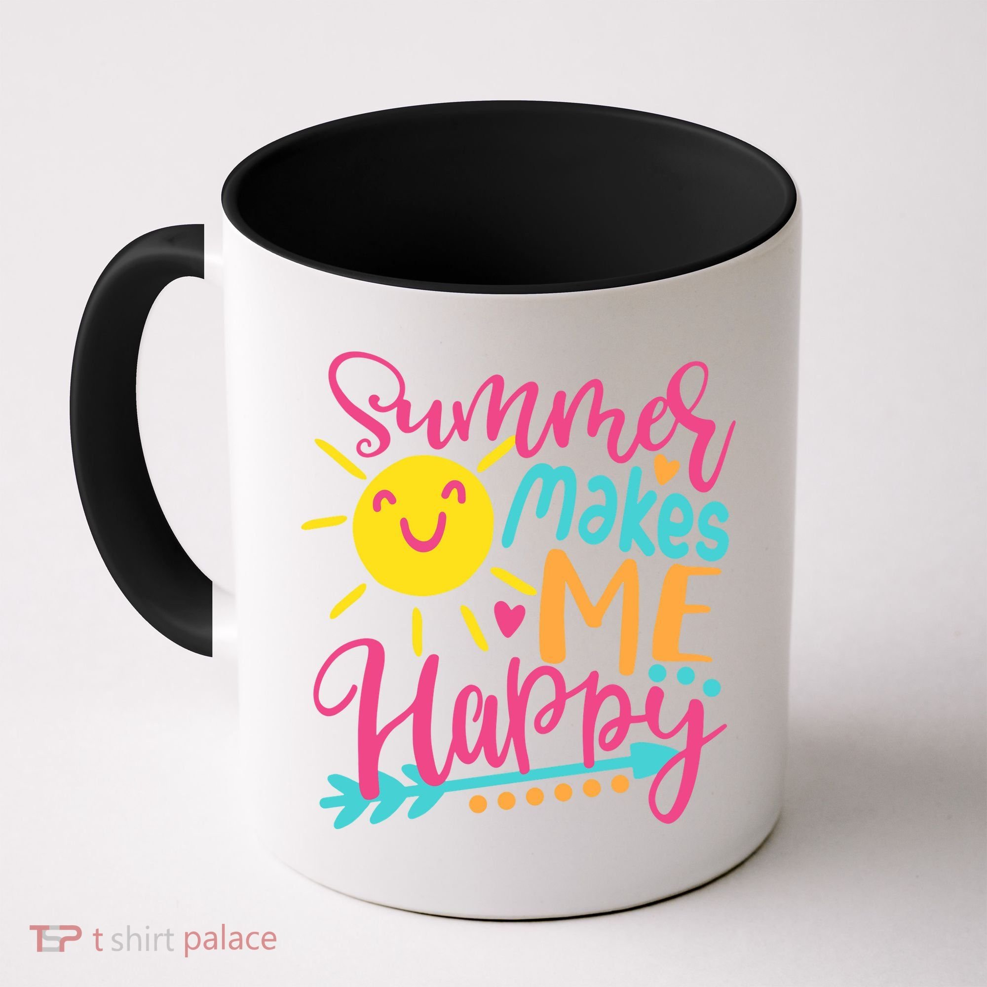 Summer Makes Me Happy Coffee Mug