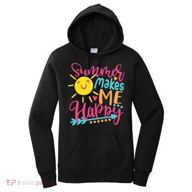Summer Makes Me Happy Women's Hoodie
