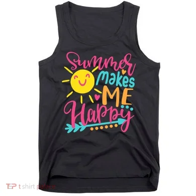 Summer Makes Me Happy Tank Top