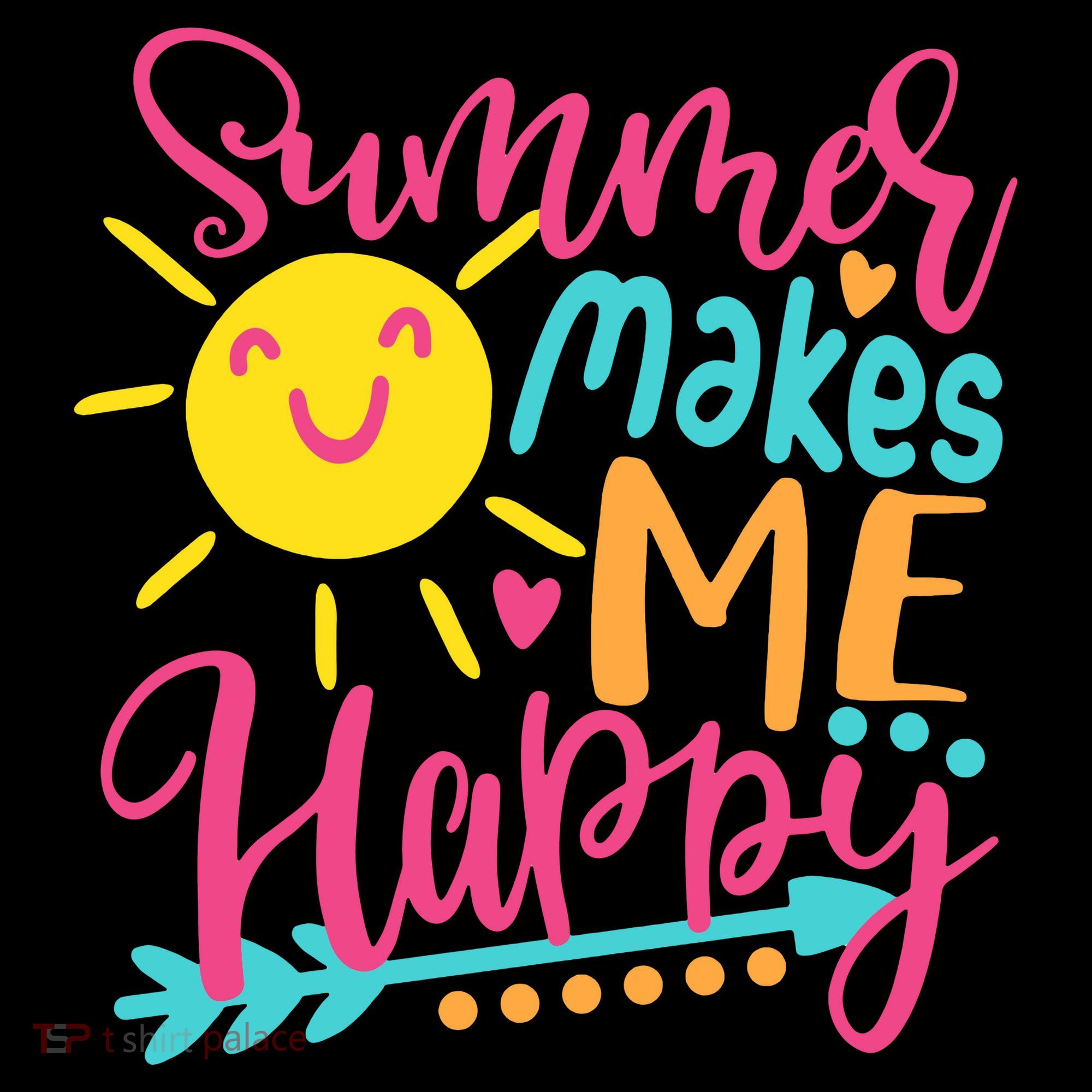 Summer Makes Me Happy Tank Top