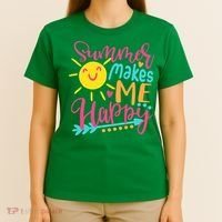 Summer Makes Me Happy T-Shirt thumb 4