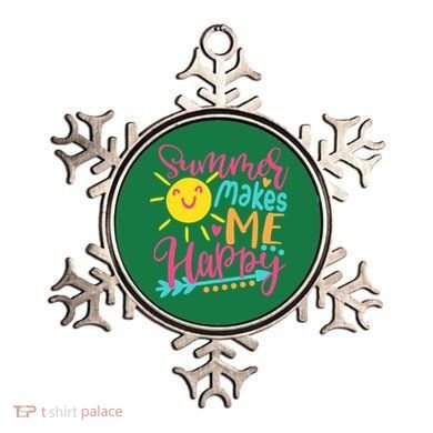 Summer Makes Me Happy Ornament