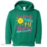 Summer Makes Me Happy Toddler Hoodie thumb 0