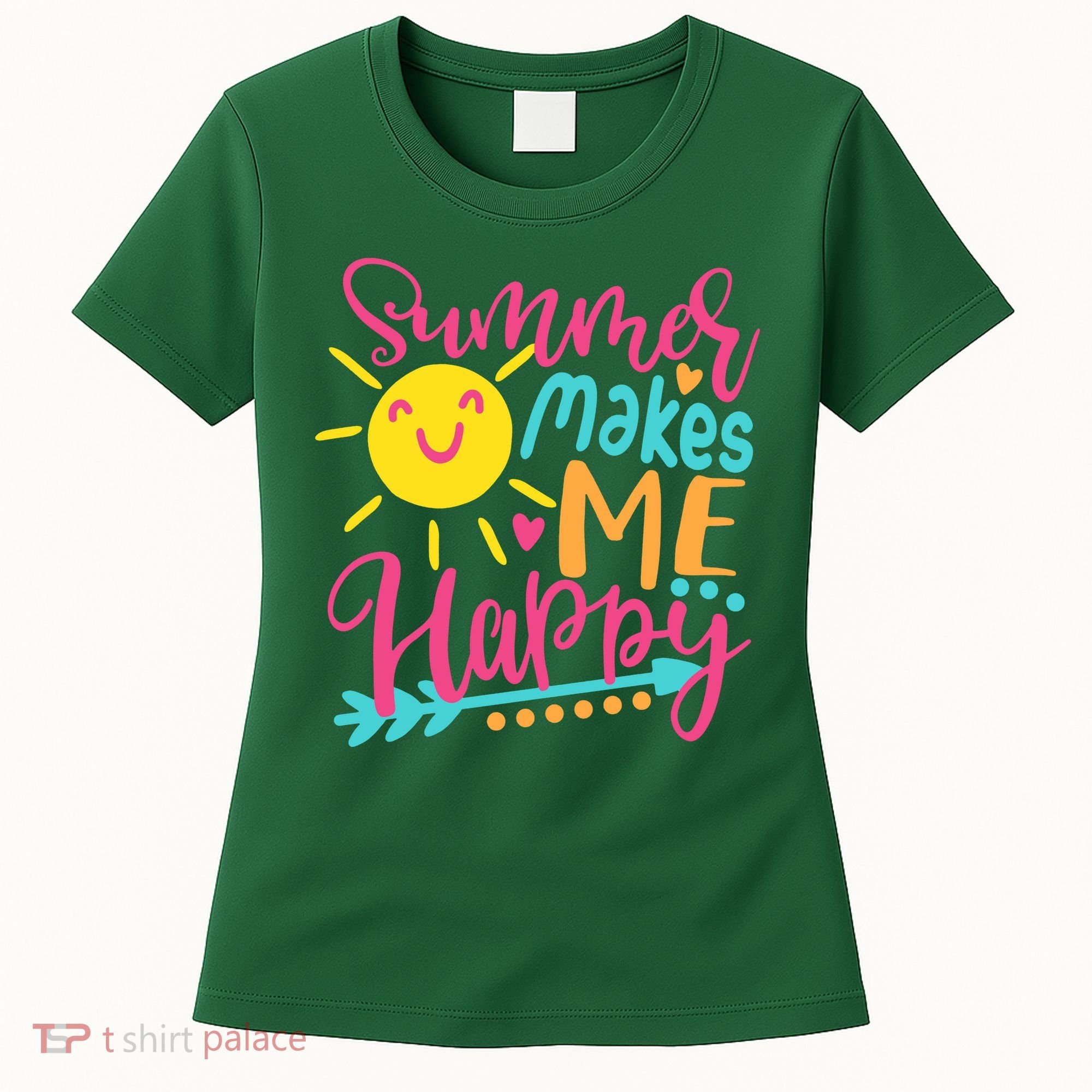 Summer Makes Me Happy Women's T-Shirt